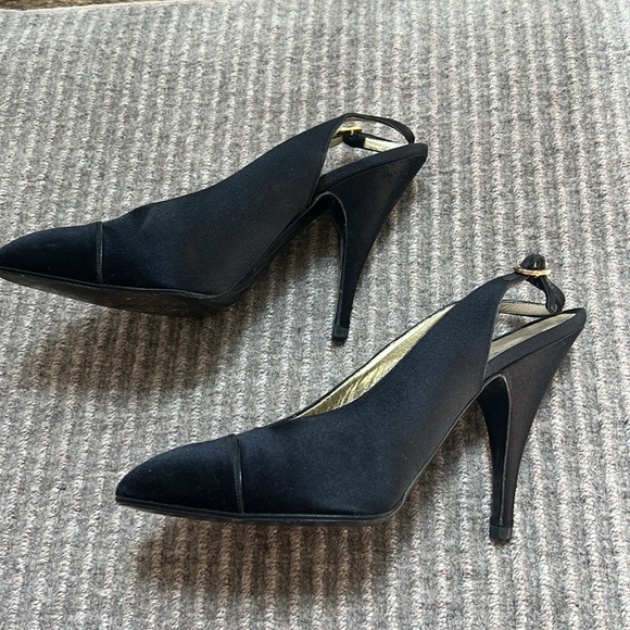 Chanel Satin Slingbacks - Picture 2 of 13